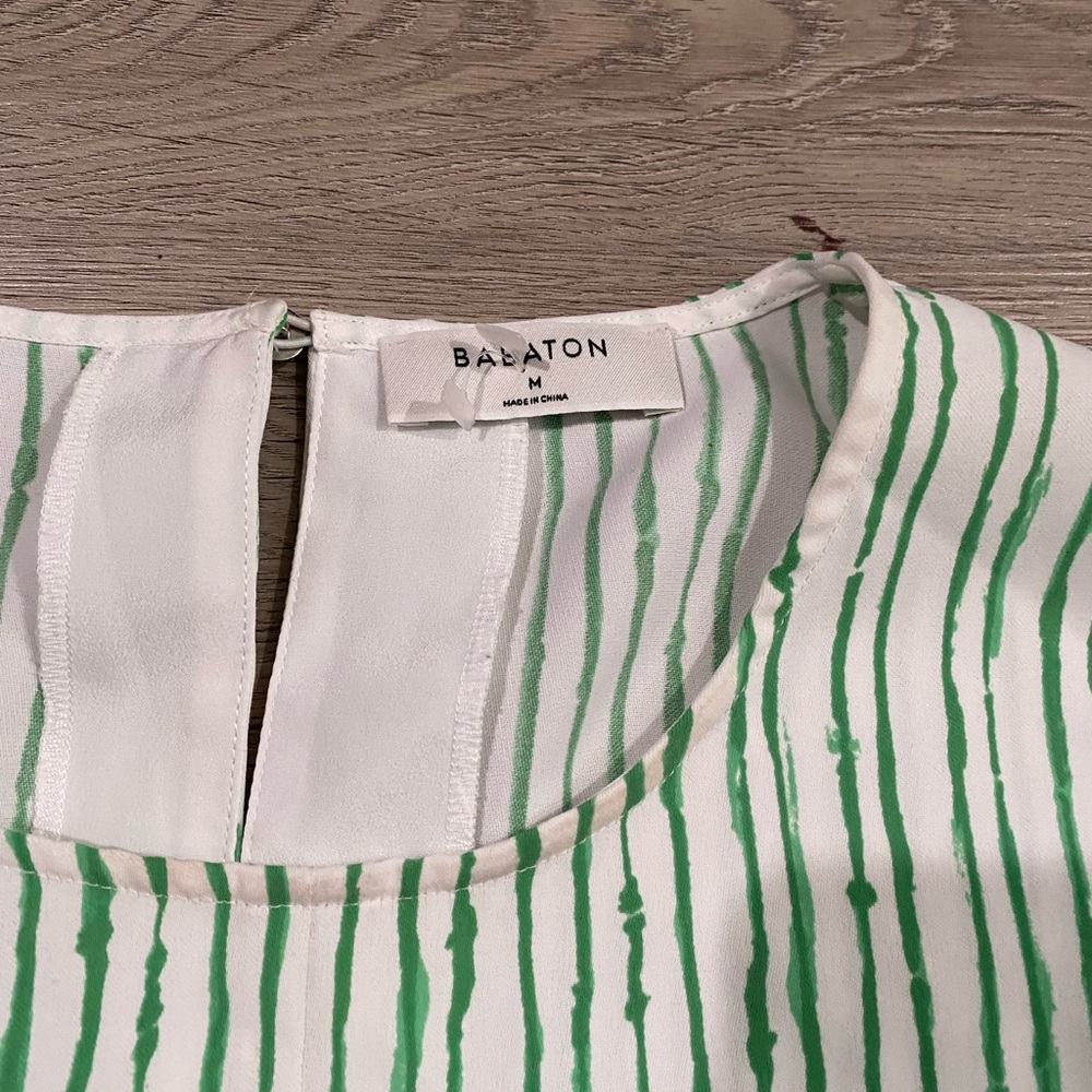Babaton Britannic Blouse‎ in white/beach grass - Picture 5 of 6